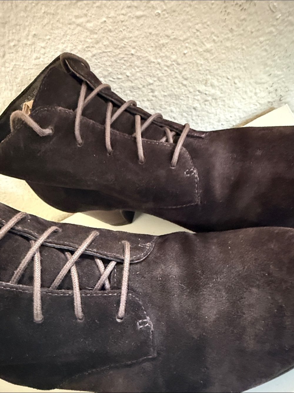Clark’s   Suede Lace-Up Ankle Boots in Dark Brown - Picture 8 of 11
